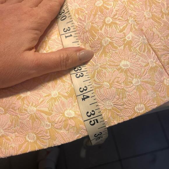 Yumi Kim Pink Embroidered Skater Mini Dress Size 6/8 - Picture 8 of 9